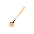 Golden flower-shaped stainless steel coffee spoon with elegant cherry blossom design - Gold / Cherry Blossom