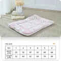 Guide des tailles du tapis pelucheux Rose Ours pour animaux avec dimensions détaillées - 61*41cm (Moins de 9kg) / Ours Rose