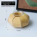 Portacandele in legno alla deriva con vetro, misura 11,5x7cm per candele da 4cm - Portacandele in legno Style E
