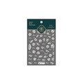 Minimalistische witte madeliefje 5D reliëf nagelstickers met bloemmotieven TS-1810 - Herfst Madeliefje Nieuwe Reliëf Stijl (TS-1810)