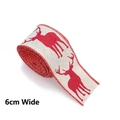 6.3cm Reindeer Print (2m)