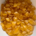 Bulk heart shaped yellow cat eye stone beads for DIY jewelry and home decoration - Golden Yellow Cat Eye