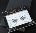 Self-adhesive butterfly face rhinestones with iridescent AB crystals for party makeup - HF-113 Blue