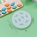 Cloud-shaped 8-cavity silicone mold for DIY baking with blue and orange resin crafts - Cloud Meteor Style (2)