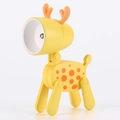 Luce notturna LED creativa a giraffa gialla con testa regolabile e arti flessibili - LD18A / Giallo