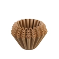 Brown wave coffee filter paper bowl shape drip pour over paper filter 50pcs pack for daily use - Small 50 Pieces Pack / Natural