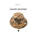 Men's desert digital camo boonie hat with wide brim and adjustable chin strap - One Size Adjustable / Desert Digital Camouflage Style (2)