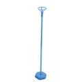 Light blue balloon stand with flower base and 40cm support rod for table decoration - Blue