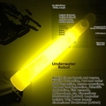 Bastoncino luminoso tattico giallo 4 pollici con gancio per emergenza e outdoor - Giallo