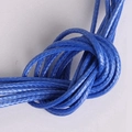 Royal blue 2mm braided wax cord for DIY necklace and handmade bracelet craft projects - 5m/bag 2MM / Royal Blue