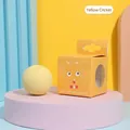 Smart yellow pet ball toy with cricket sound effect in elegant brand packaging - Yellow Cricket (Cricket Sound)