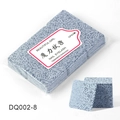 Blaue strukturierte Nagel-Reinigungstücher 5x5cm zum Entfernen von Kleber und Nagellack - Grauschwarz
