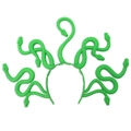 Cerchietto verde Medusa per cosplay di Halloween con squame di serpente testurizzate - Verde