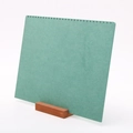 Green jewelry display board with wooden base for necklaces and bracelets exhibition - 29-Position Necklace Rack Green