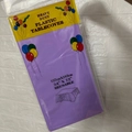 Reusable heavy duty purple PE plastic party tablecloth in packaging 137x183cm - 54x72 Inch / Light Purple