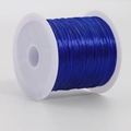 Blue 0.7mm elastic crystal string roll for DIY jewelry making and beaded bracelets - 8m/Roll / Blue