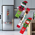 Copri maniglie frigorifero natalizi con elfi pupazzi di neve e decorazioni alci 3D - Set da 3 pezzi elfo di Natale