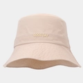 Cappello da pescatore beige con ricamo GOOD DAY, protezione solare casual all'aperto - Cachi