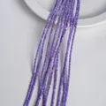 Strands of polished lavender purple round beads for DIY jewelry and necklaces - 2mm / Purple