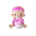 Pink cartoon baby girl foil balloon with nursing bottle for baby shower party decoration - Baby Girl with Bottle