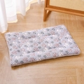 Close-up of thick plush pet mat with cute paw prints on warm wooden floor - 32*25cm (Within 1.5kg) / Light Grey Paw Mat