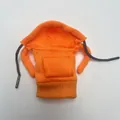 Vibrant orange car gear shift hoodie cover with drawstring and front pocket - Old Orange