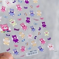 Cute Angel Bear self-adhesive nail art stickers TS-6231 with wings and bows - Dreamy Angel Bear (TS-639)