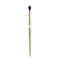 Lidschatten-Verblenderpinsel mit goldenem Metallgriff und weichen schwarzen Borsten - Daumen-Lidschattenpinsel (Gold)
