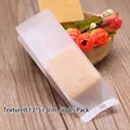 Pack of 50 brushed matte 13x5x3cm gusseted bags for nougat and handmade cookies - 13*5+3cm Brushed Heat Seal Bag/50pcs