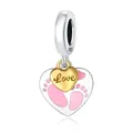 Baby Footprint Pendant 0284 / 925 Silver
