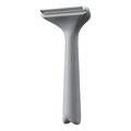 Pettine per animali grigio per cani e gatti con denti in acciaio inox e impugnatura antiscivolo - Pettine per diradamento animali / Grigio
