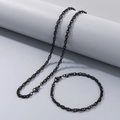 3.6mm Black Bracelet 20CM