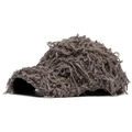 Cappellino da baseball grigio scuro con frange in finta pelliccia per uno stile hip-hop - Regolabile / Grigio