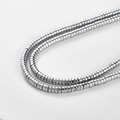 Silberne quadratische Gliederkette für DIY-Schmuck mit polierter, glatter Oberfläche - 4*2mm/Ca. 198 Stück / Silber