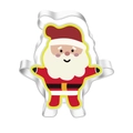 Santa Claus shaped stainless steel cookie cutter tool for Christmas baking projects - Santa Claus 7331
