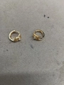 Orecchini a Cerchio - Forma di Stella (Placcato Oro 18k) / Oro