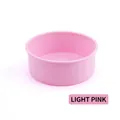 Stampo rotondo in silicone per torte in rosa chiaro per vari usi in cucina - 4 Pollici / Rosa