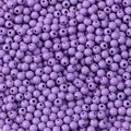 Bulk 4mm round purple acrylic beads with smooth finish and center holes for DIY crafts - 10g/Pack (4mm, Hole 1mm) / Light Purple