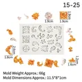 Stampo in silicone a rilievo barocco con 20 motivi per decorazione torte e fondente - 1# Grigio - Motivo Europeo / Grigio