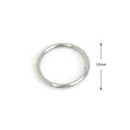 Polished 10mm stainless steel open jump ring for jewelry making and DIY crafts - 1.0x10mm