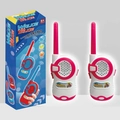 Kids walkie talkie set in white and pink color with toy packaging for 6 plus ages - Color Box / White