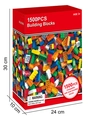 1500PCS building blocks box for kids, age 3 plus, compatible with major brands - 1500pcs (Color Box)