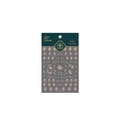 Self-adhesive 5D nail art stickers featuring pink tulip designs and floral patterns KX110 - Pink Tulip 5D Relief Style (KX110)