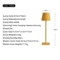 Yellow - Adjustable Height - Multicolor Stepless Dimming