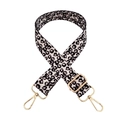 Verstellbarer Taschenurt mit Leopardenmuster und goldfarbenen Metallhaken - Muster Nr. 163