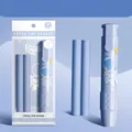 Blue astronaut retractable eraser set with one holder and two refill cores for students - Interstellar Astronaut (3 PCS Set) / Blue