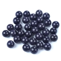 Polished 14mm blue sandstone sphere with sparkling starry effect for DIY jewelry - Synthetic Blue Goldstone