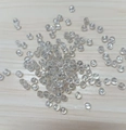 925 silver and clear silicone earring backs in bulk on a light wood background - 925 Silver / Platinum/Pair (Full Wrapped)