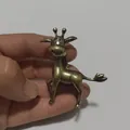 Cartoon Reindeer A / Bronze