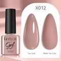 LILY'CUTE X012 Dusty Rose Gel Polish in 7ml bottle with matte and glossy finish effect - Dusty Pink (12)